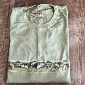 Olive Graphic Men's Tee Fishing